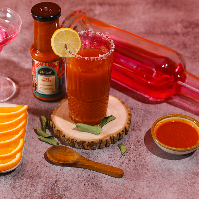 The Ultimate Bloody Mary Upgrade with Hot Sauce!