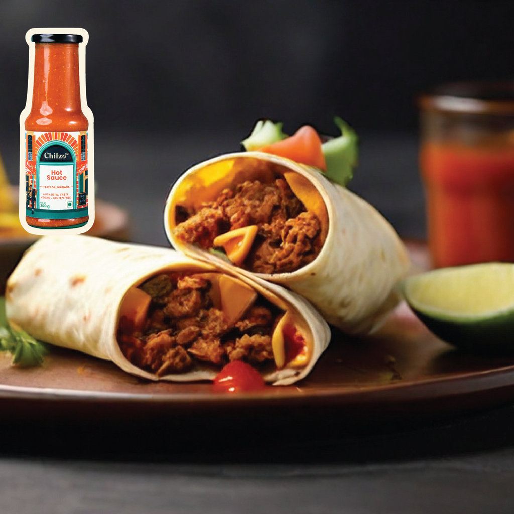 The BEST Breakfast Burrito in Town with Chilzo’s Hot sauce