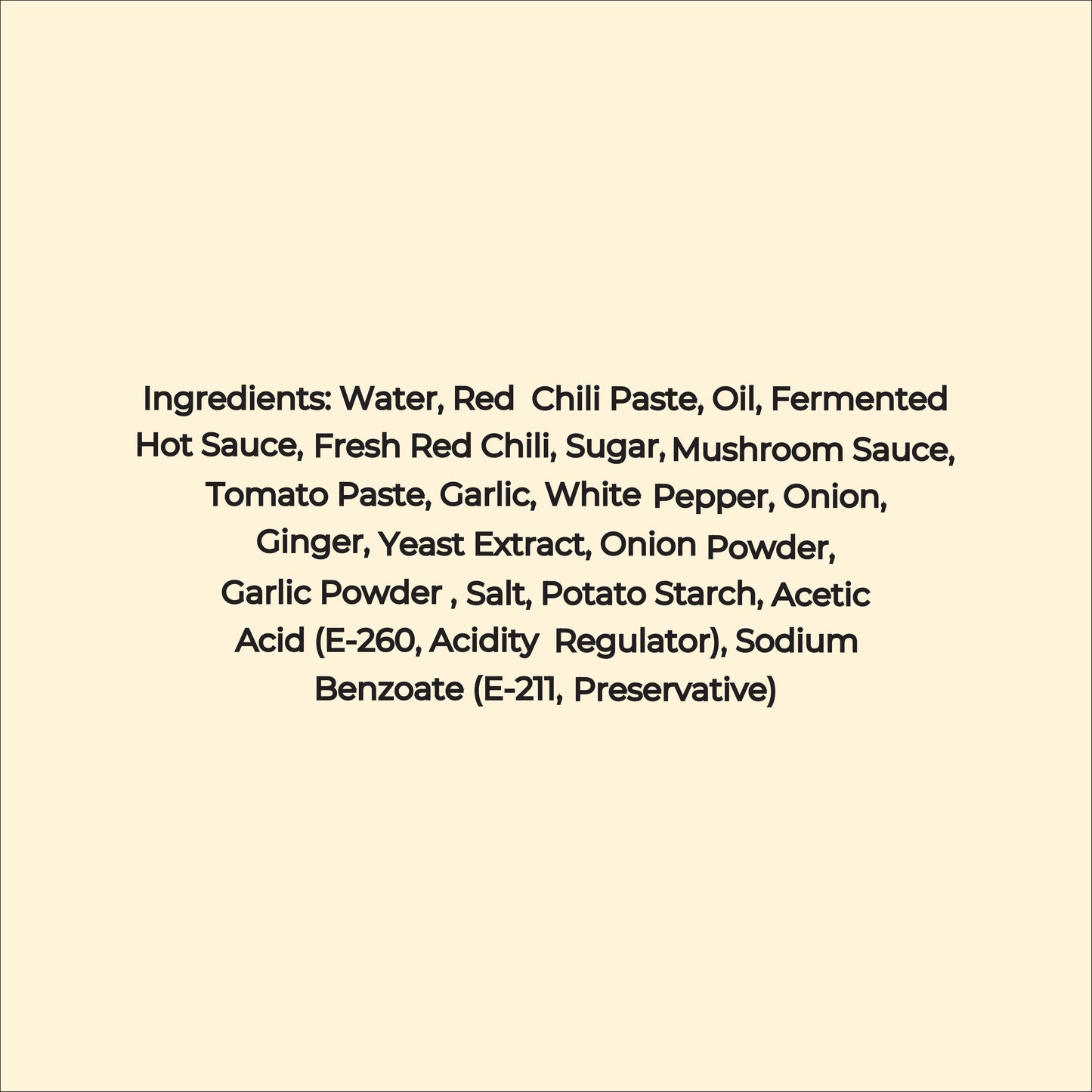 Chilli Garlic Sauce