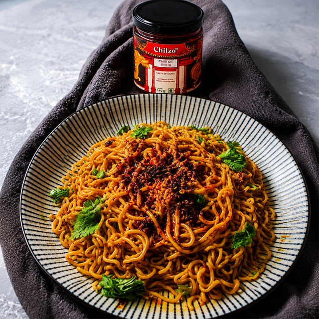 Chilli Oil Maggi Recipe | Chilzo