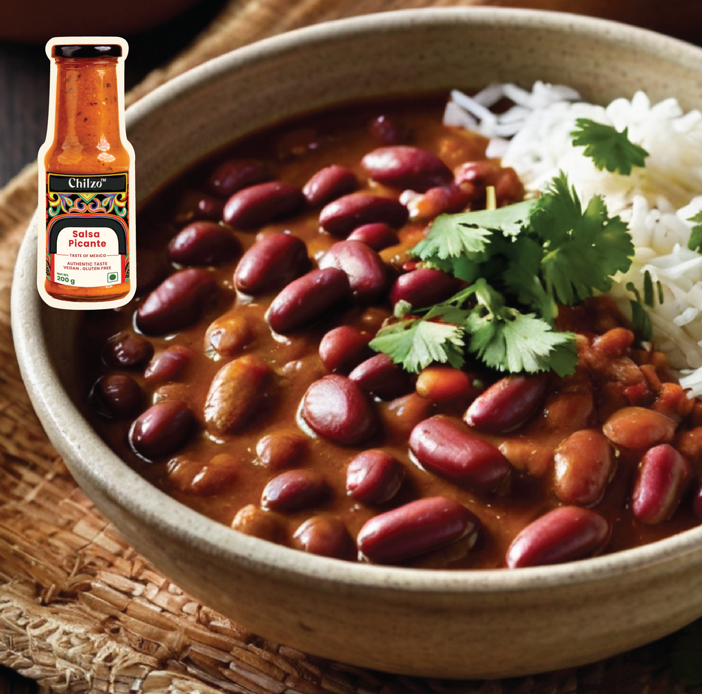 Spicy and Creamy Salsa Picante Rajma Recipe