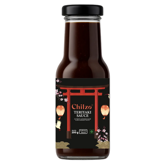 Chilzo Teriyaki Sauce- 200 gm | Authentic Japanese Glaze/ Stir-Fry Sauce