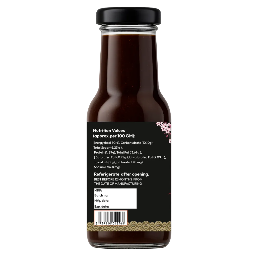 Chilzo Teriyaki Sauce- 200 gm | Authentic Japanese Glaze/ Stir-Fry Sauce