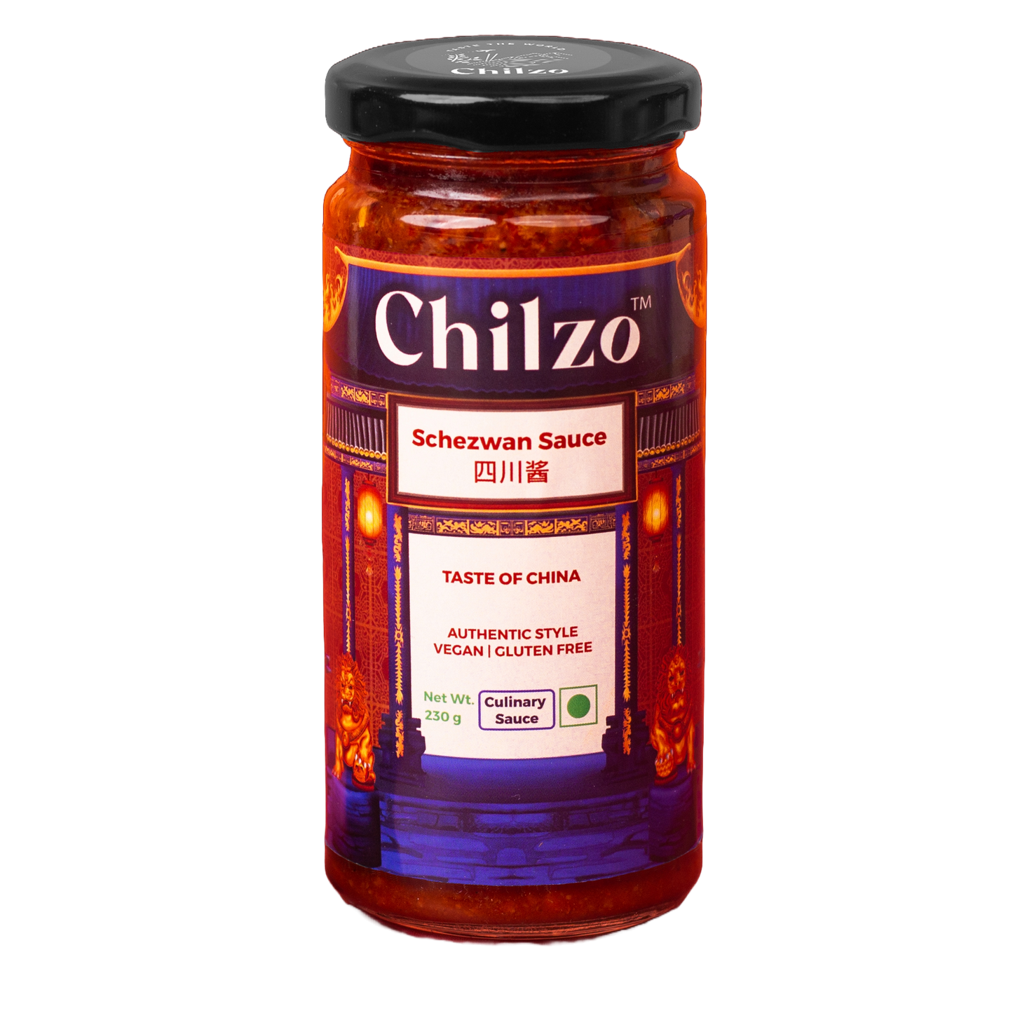 Chilzo Schezwan Sauce - 230 gm | With Sichuan Peppercorns| No added sugar, colors or flavors