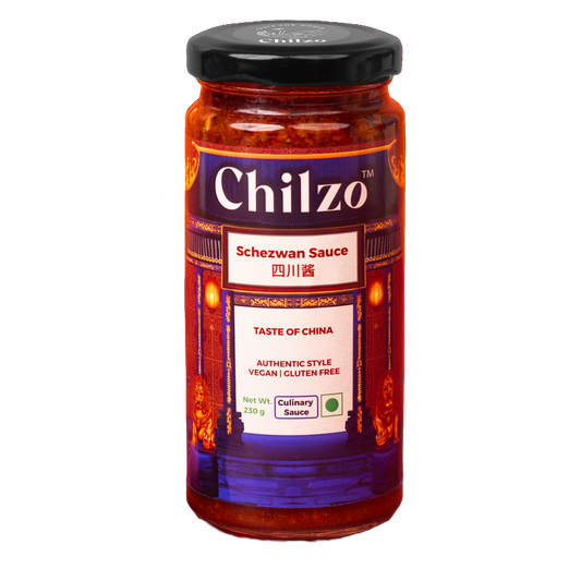 Chilzo Schezwan Sauce - 230 gm | With Sichuan Peppercorns| No added sugar, colors or flavors