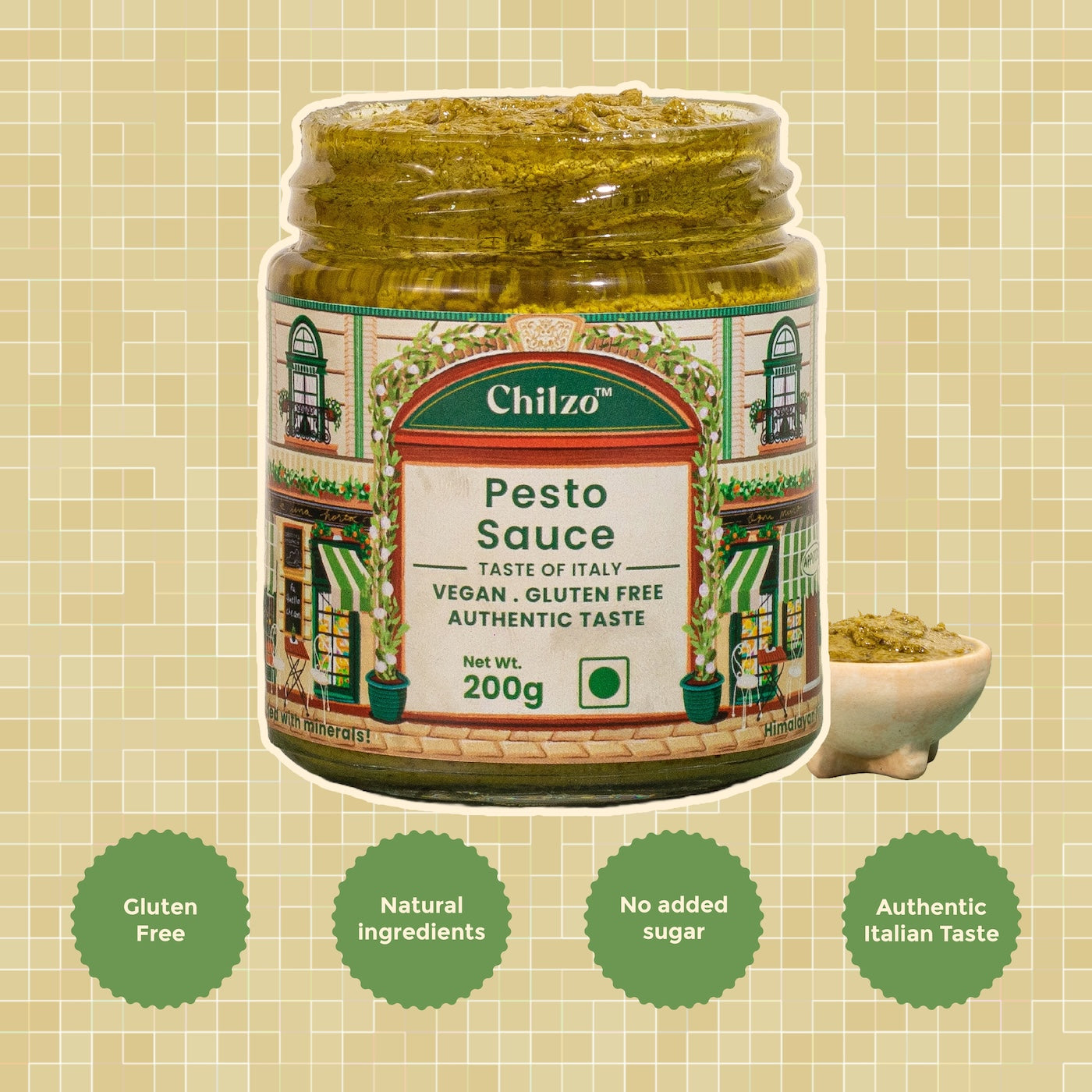 CHILZO Pesto Sauce- (200g)