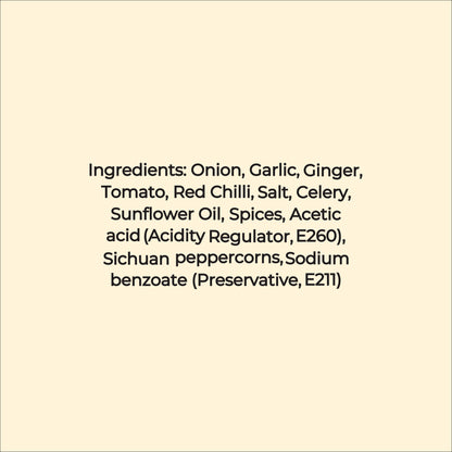 Chilzo Schezwan Sauce - 230 gm | With Sichuan Peppercorns| No added sugar, colors or flavors