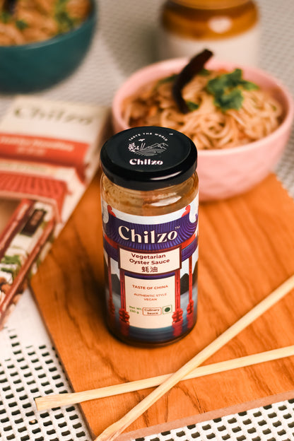 Chilzo Stir-Fry Duo- Veg Oyster Sauce and Schezwan Sauce