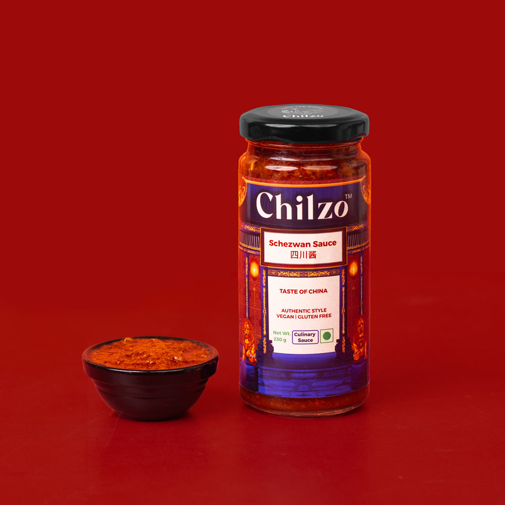 Chilzo Schezwan Sauce - 230 gm | With Sichuan Peppercorns| No added sugar, colors or flavors